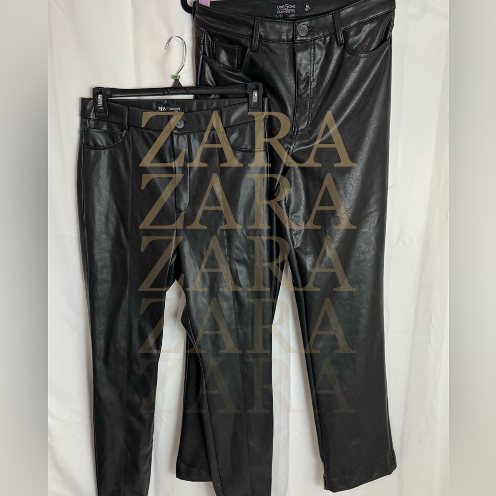 NWOT ZARA Leather Pants BOGO SALE